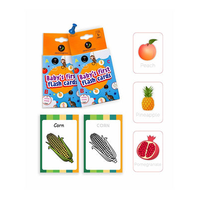 Baby's Fruits and Vegetable Flash Cards
