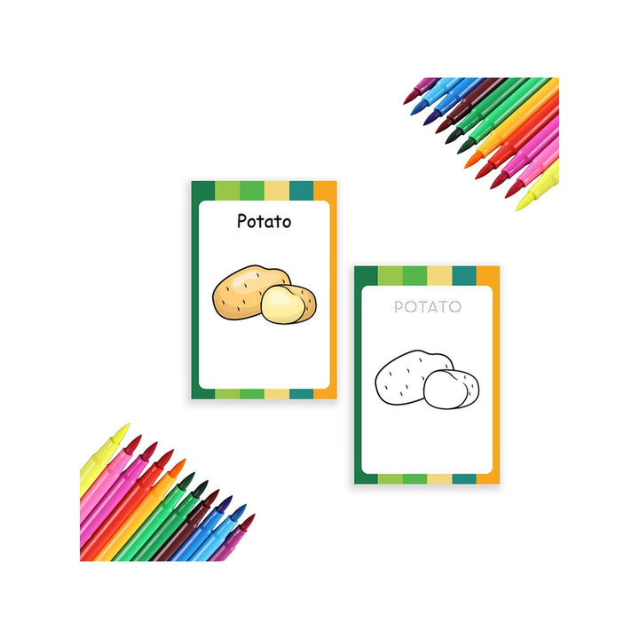 Baby's First Vegetables Flash Cards