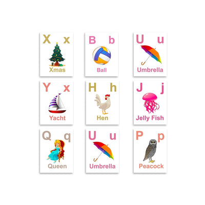Baby's Alphabets and numbers Flash Cards
