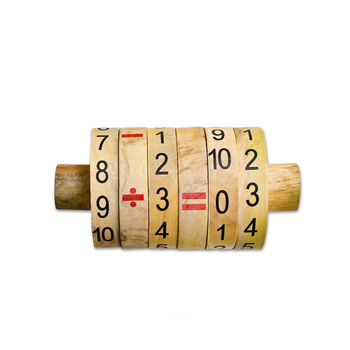 Maths Calculator Wooden Game