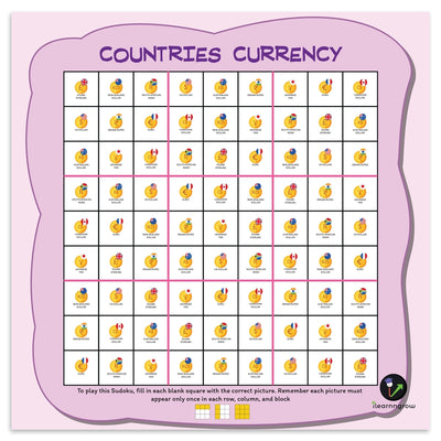 Country Currency Sudoku