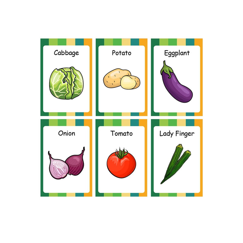 Baby's First Vegetables Flash Cards