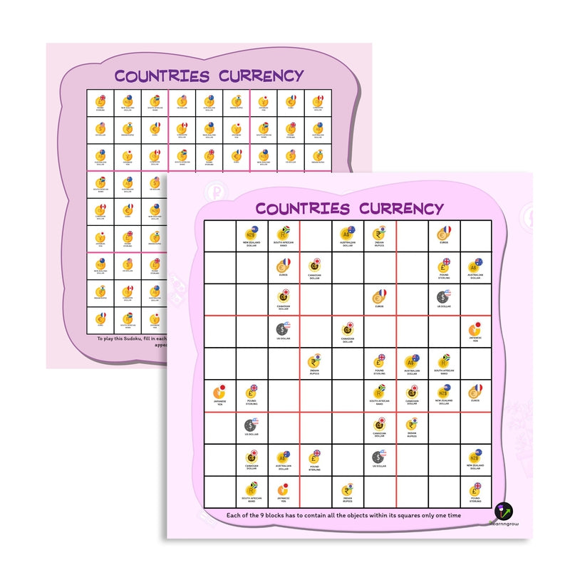 Country Currency Sudoku