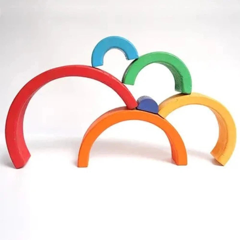 Wooden Arch Stacker for Toddlers (1-4 Years)