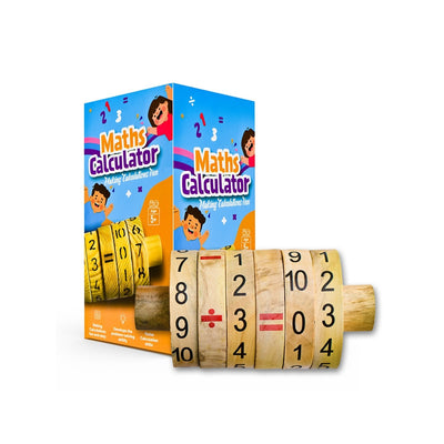 Maths Calculator Wooden Game