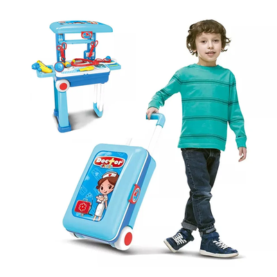 Doctor Set Role Convertible Suitcase Accessories Pretend Play Set 