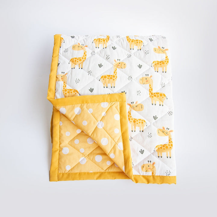 Personalised Organic Bedding Gift Basket - Baby Giraffe (0-1.5 Years) | COD Not Available