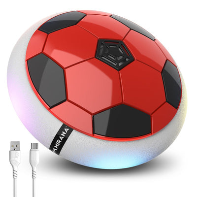 Battery Powered Hover Floating Football C-Type USB Rechargeable | Air Football Neon Lite