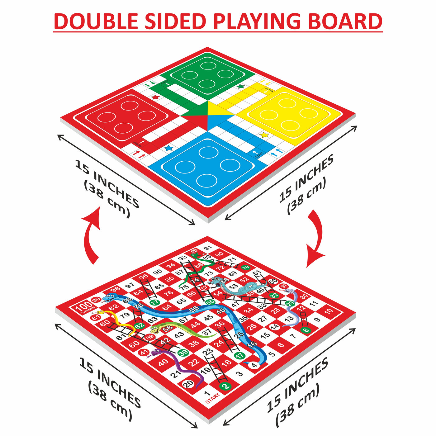 Ludo 15 Senior Board Game