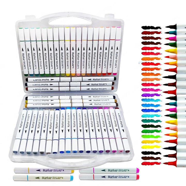 FunBlast Watercolor Markers Colouring Kit - 48 Pieces