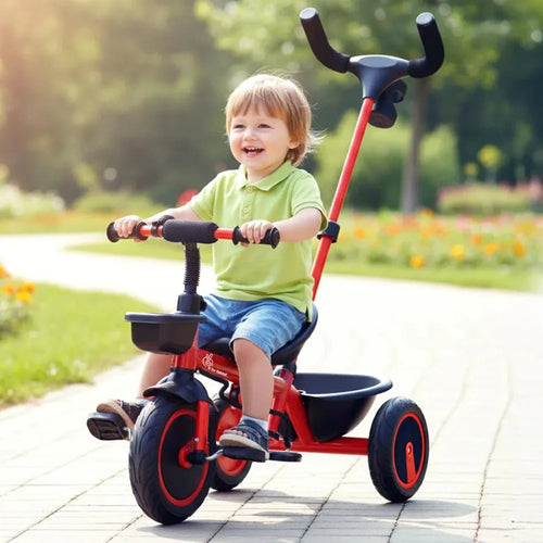 R for Rabbit Tiny Toes R20 Plus Tricycle | 2 Point Safety Harness | Safety Certified | Weight Capacity - Upto 25 Kgs