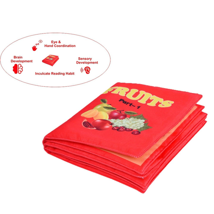 Fruits Part 1 Cloth Book (English Educational Book)