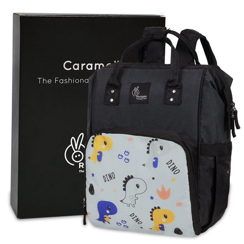 R for Rabbit Diaper Bag with 11 Pockets - Caramello Dino
