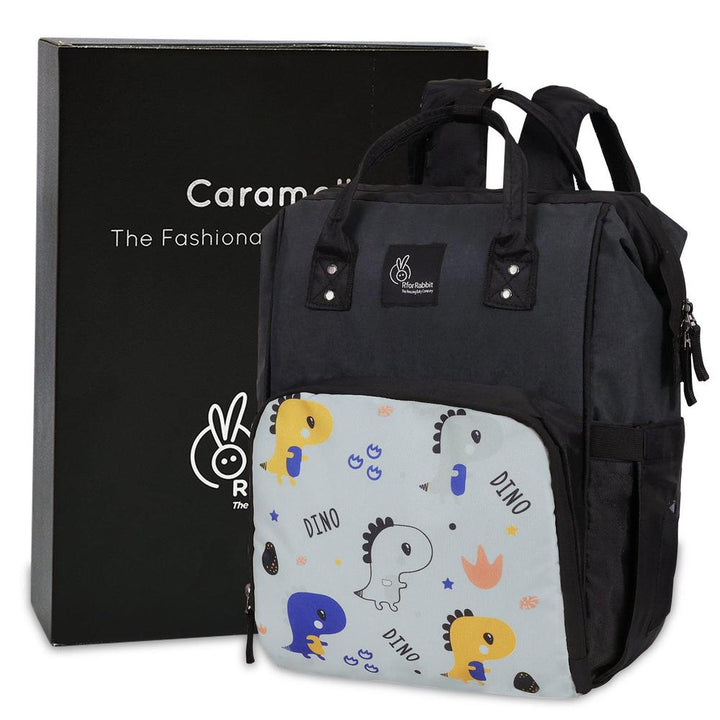 R for Rabbit Diaper Bag with 11 Pockets - Caramello Dino