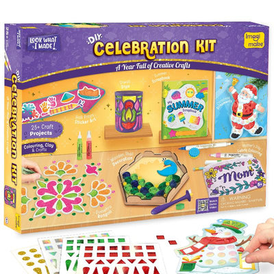 DIY Celebration Activity Kit |25+ Projects & 500+ Supplies (8-12 Years)