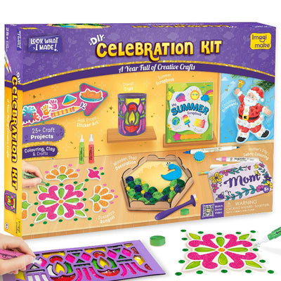 DIY Celebration Activity Kit |25+ Projects & 500+ Supplies (8-12 Years)