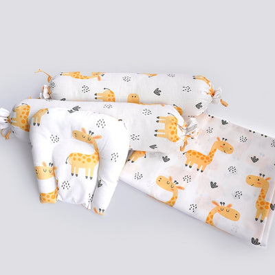 Personalised Baby Giraffe - Organic Bedding Gift Basket (Collective) - COD Not Available