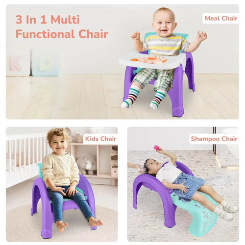 R for Rabbit Jelly Bean 3 in 1 Multi-Functional Kids Chair - Purple