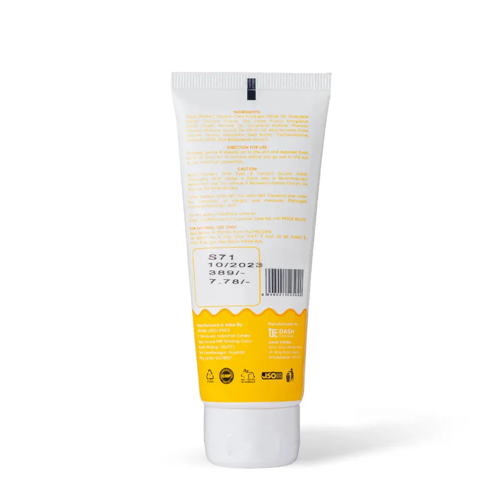 Docura Physico Sunscreen Lotion for Kids | SPF 50 (50ml)