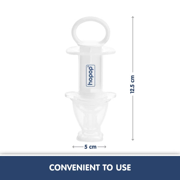 Hapop Multipurpose Baby Oral Medicine Dispenser / Feeding Syringe - White (1 Piece)