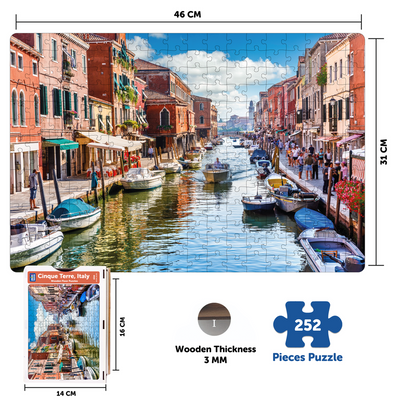 Clinque Terre, Italy (252 Piece Puzzle)