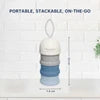 Hopop 3-Layer Stackable Baby Milk Powder & Food Storage Container