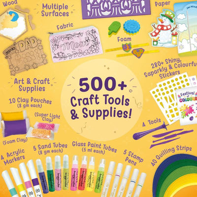 DIY Celebration Activity Kit |25+ Projects & 500+ Supplies (8-12 Years)