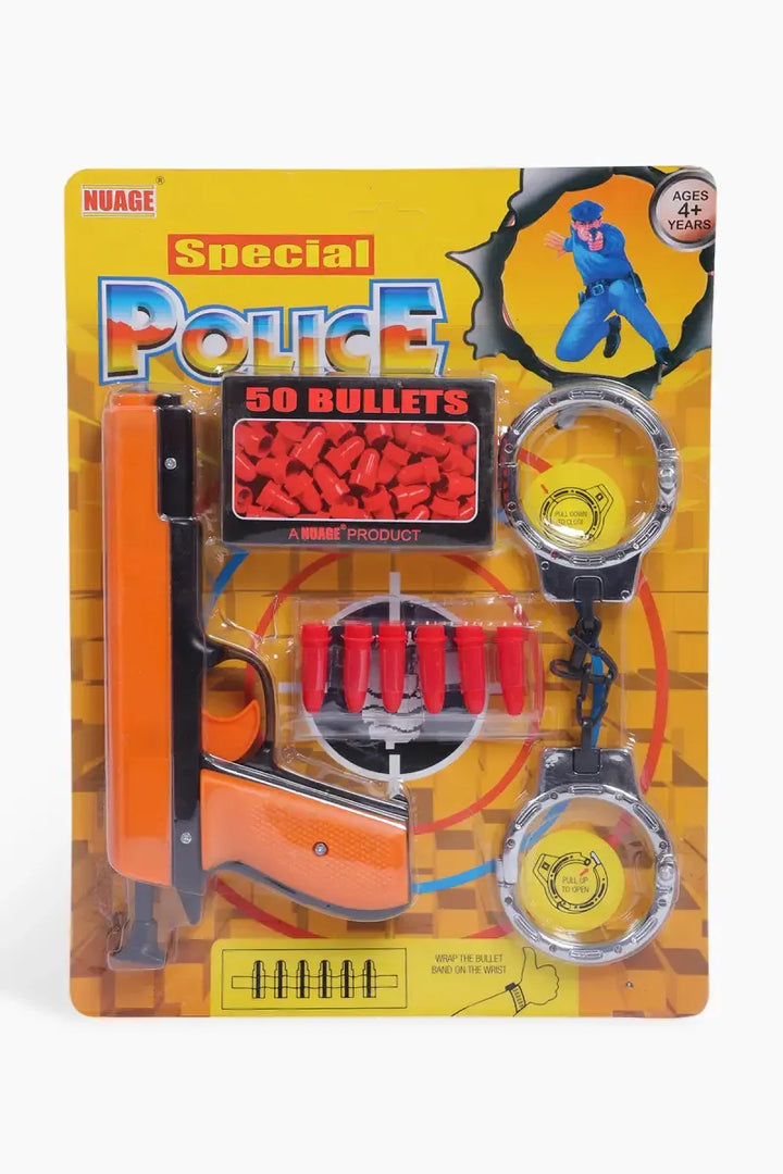 Nuage Special Police Role Playset - Blaster, Handcuffs and Bullets