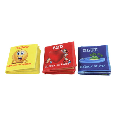 Primary Colours Cloth Book (Pack of 3 English Educational Book)