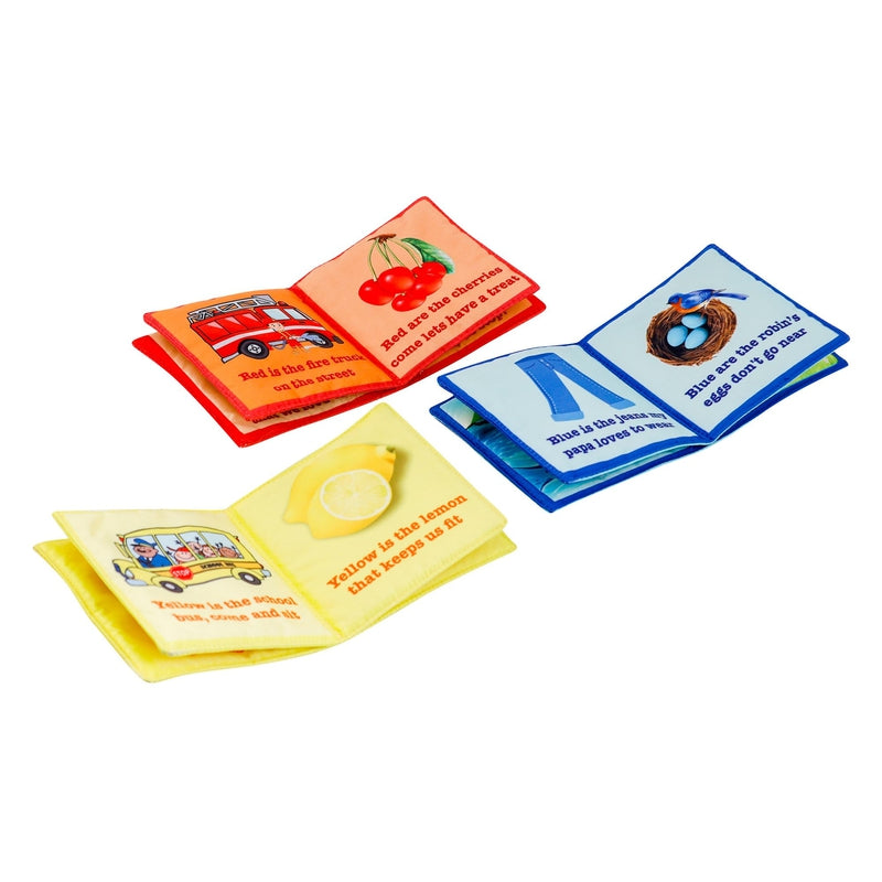 Primary Colours Cloth Book (Pack of 3 English Educational Book)