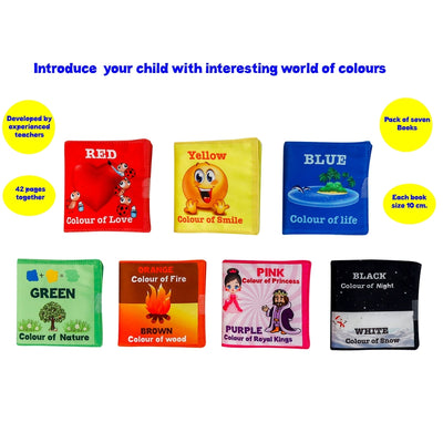 Colours cloth book (Pack of 7 English Educational Book)