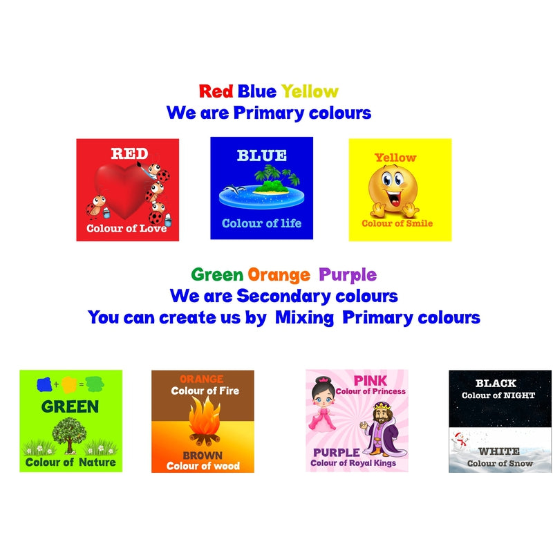 Colours cloth book (Pack of 7 English Educational Book)