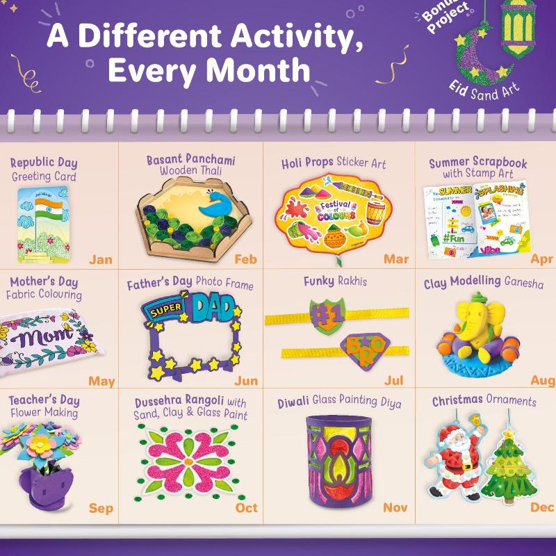 DIY Celebration Activity Kit |25+ Projects & 500+ Supplies (8-12 Years)