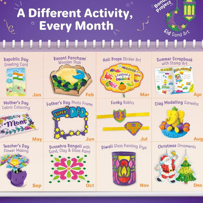 DIY Celebration Activity Kit |25+ Projects & 500+ Supplies (8-12 Years)