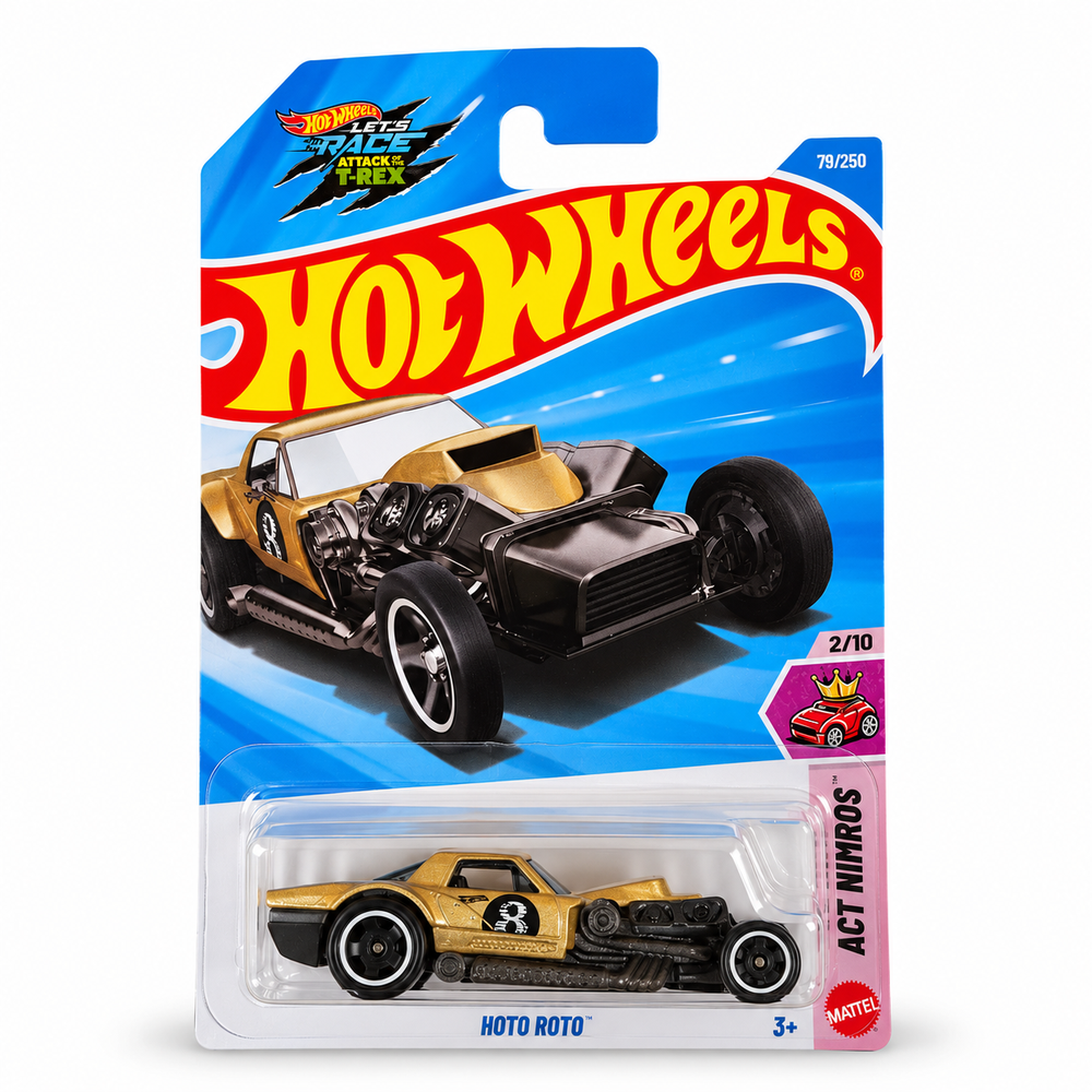 Set of 3 Hot wheels [HW 489] - Bugatti Bolide, Hoto Roto, '98 Honda Prelude