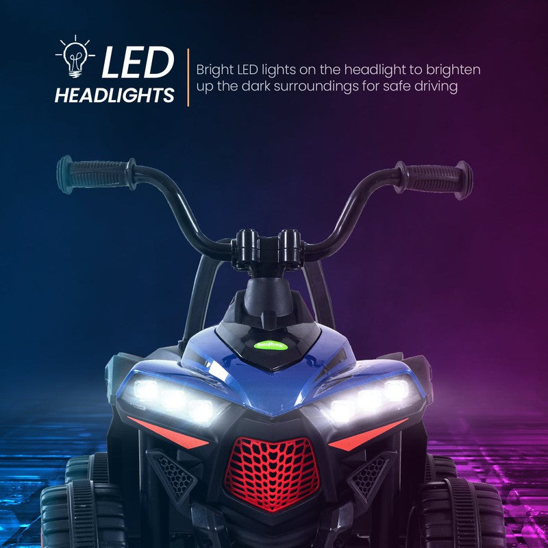 ATV Rechargeable Battery Operated Ride on Electric Kids Bike, Kids Ride on Baby Bike with LED Light, USB Port, Music | Electric Bike for Kids - COD Not Available