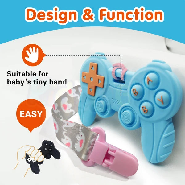 Kidology Remote Game Control Teething Toy | Baby Sensory & Teething Toy