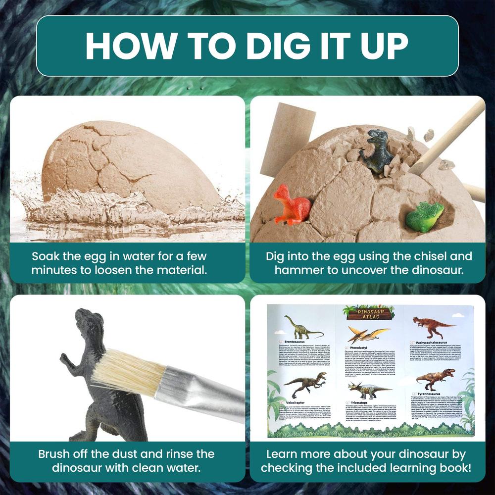 Kidology Dino Egg Digging Set