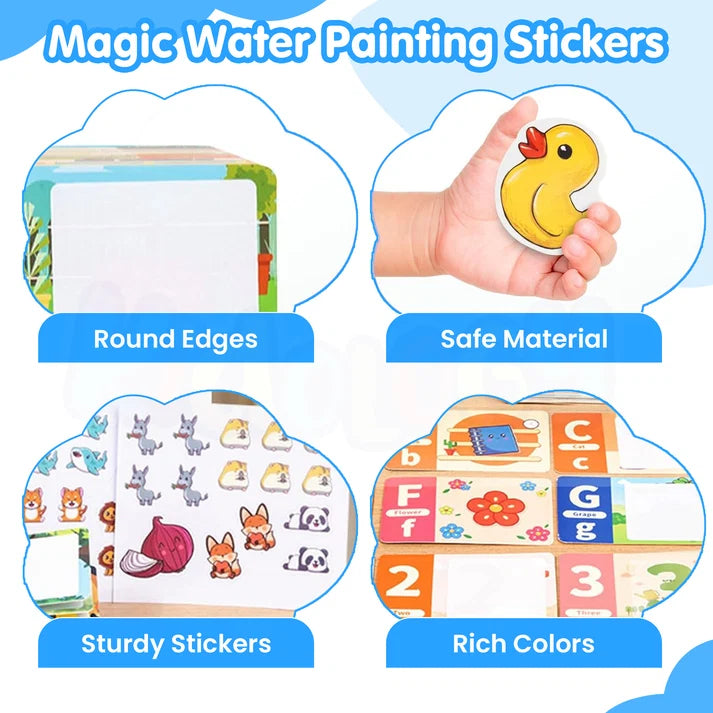 Kidology Magic Water Painting Stickers | Creative Learning Activity for Kids