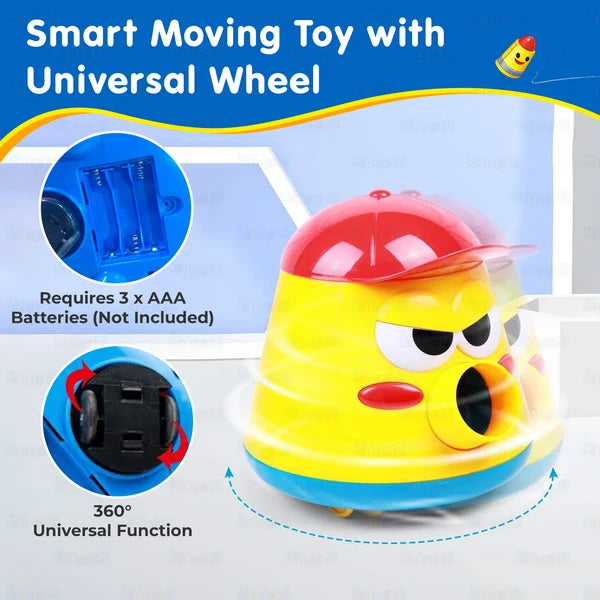 Kidology Kid’s Ball Shooting Pot & Vacuum Cleaner | Pretend Play Cleaning Toy Set for Kids