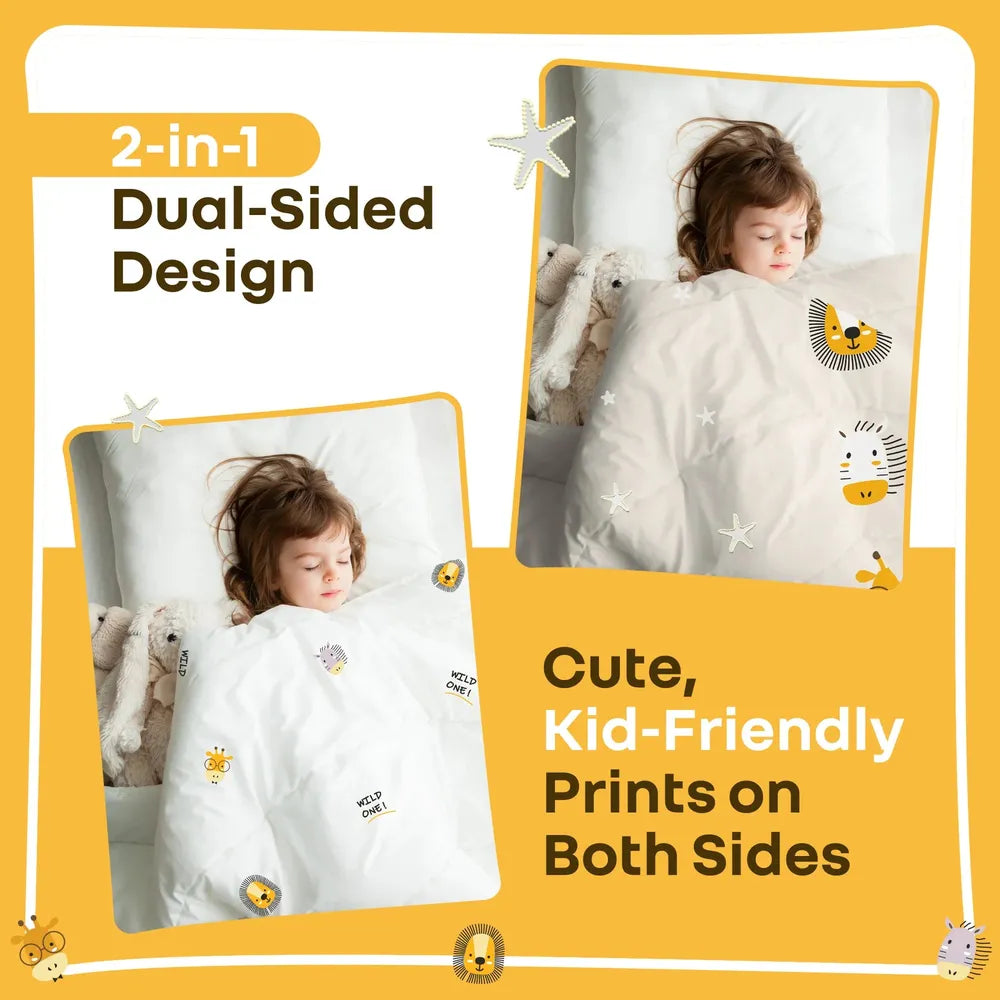 R for Rabbit Softkins Baby Comforter Blanket – Safari Beige | Ultra-Soft Dual-Sided Comfort | Breathable & Machine Washable