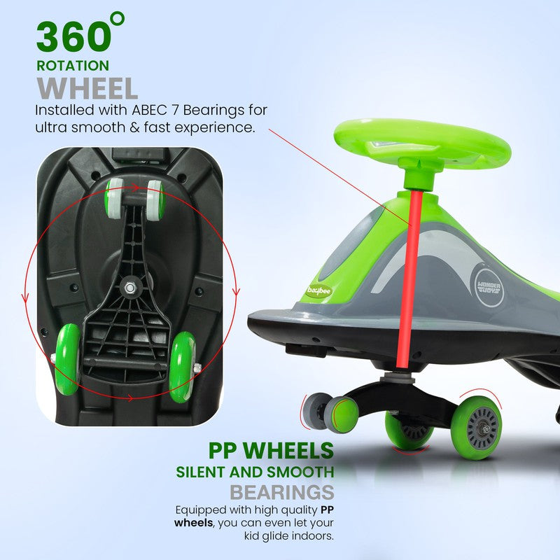 Led wheel swing car ride on online