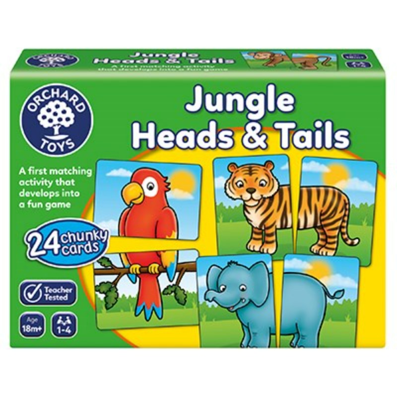 Jungle Heads and Tails Matching Game