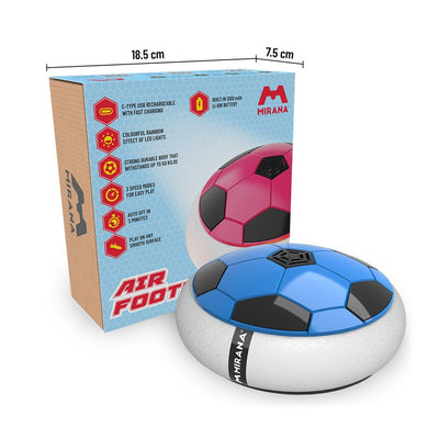 Battery Powered Hover Floating Football C-Type USB Rechargeable | Air Football Neon Lite