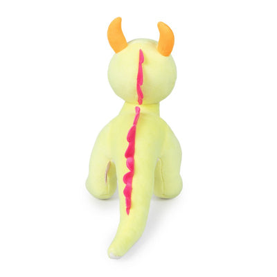 The Dragons Dazzle Neon Yellow Soft Toy