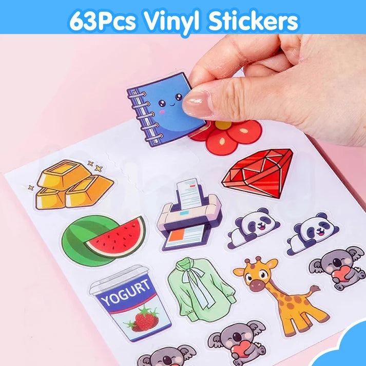 Kidology Magic Water Painting Stickers | Creative Learning Activity for Kids