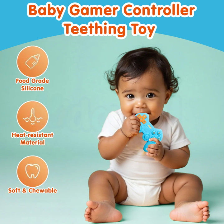 Kidology Remote Game Control Teething Toy | Baby Sensory & Teething Toy