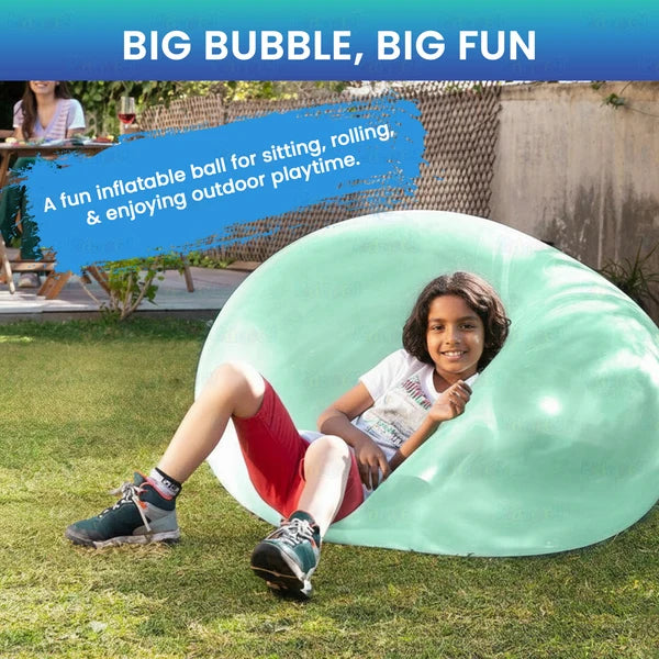 Kidology Bubble Balloons Inflatable Outdoor Ball | Fun Bouncy Play Ball for Kids