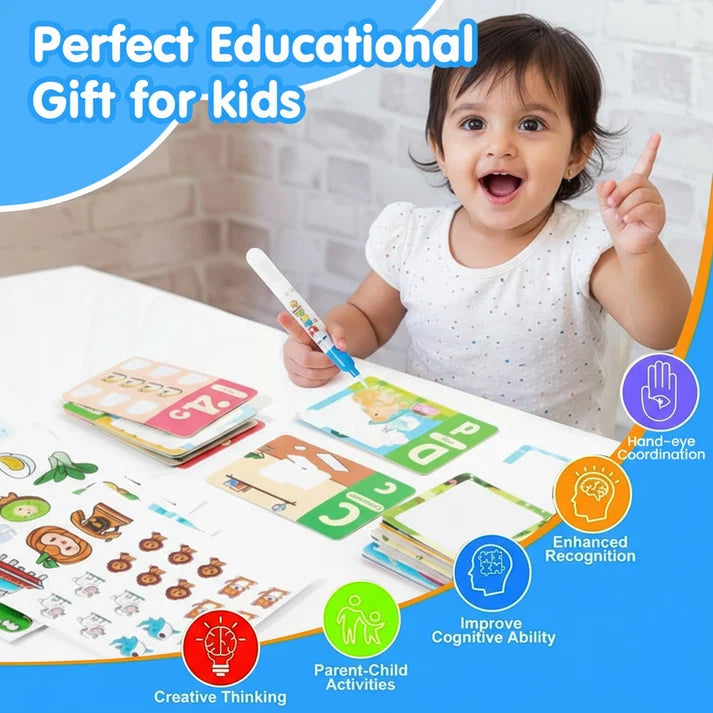 Kidology Magic Water Painting Stickers | Creative Learning Activity for Kids