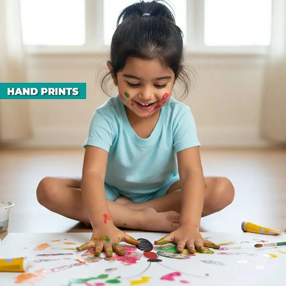 Toykraft My Little Picasso The Painting Maestro - 4-in-1 Finger Painting Activity, Child-Safe, Washable & Non-Toxic